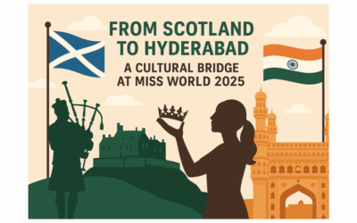 Tartan in Telangana: Miss Scotland’s Powerful Tribute at Miss World 2025
