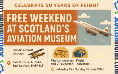 Celebrate 50 Years of Flight – Free Weekend at Scotland’s Aviation Museum!