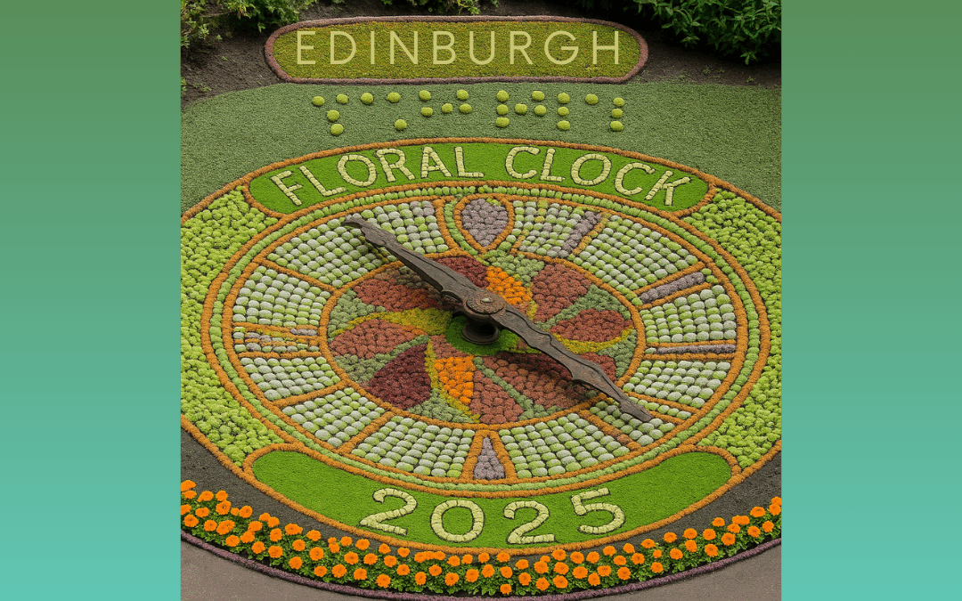 Edinburgh’s Floral Clock 2025: A Tribute to Braille and Inclusion