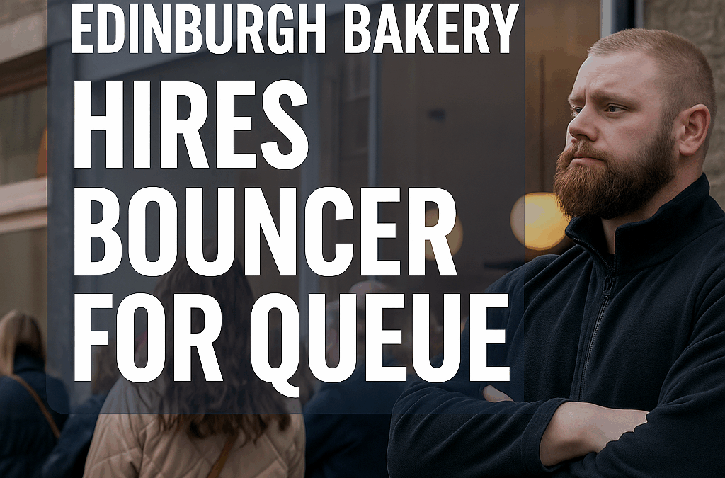 When Pastry Meets Panic: Edinburgh’s Bakery Hires a Bouncer