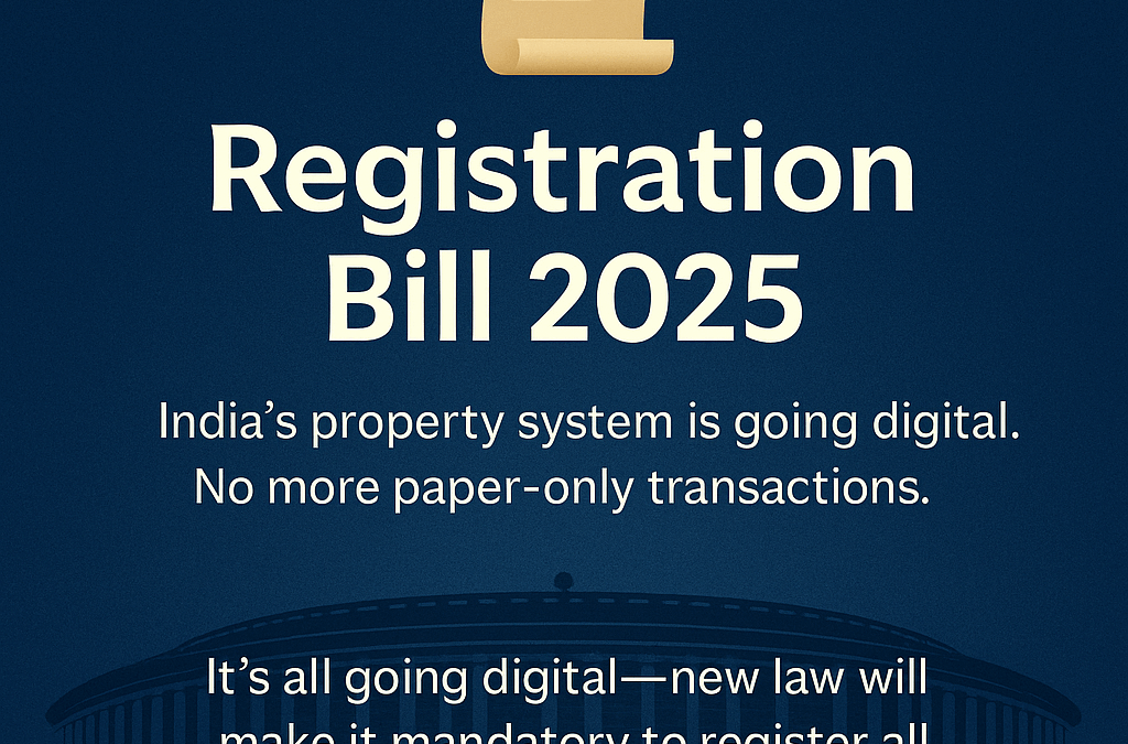 The Registration Bill 2025: A Digital Revolution in Property Ownership