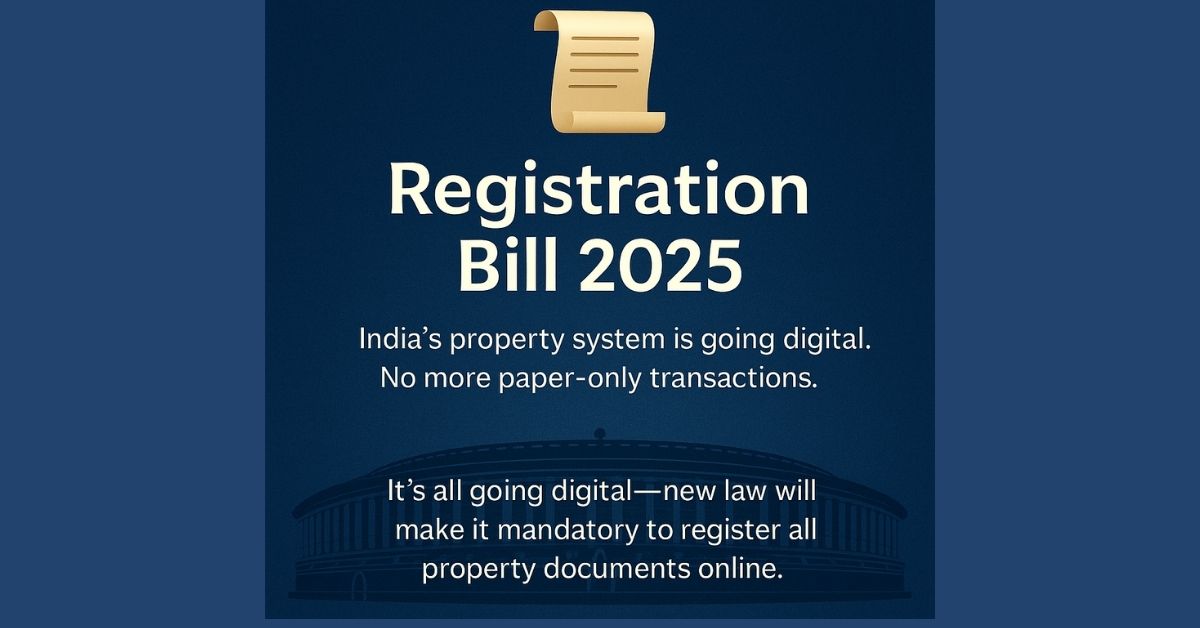 The Registration Bill 2025: A Digital Revolution in Property Ownership
