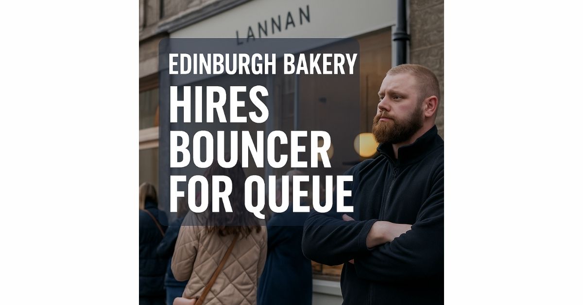 When Pastry Meets Panic: Edinburgh’s Bakery Hires a Bouncer