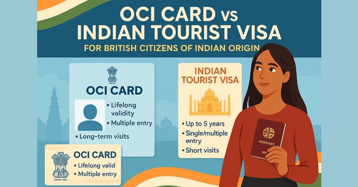 Understanding OCI vs PIO vs Indian Tourist Visa in 2025