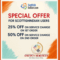 Special offer for ScottishIndian.com users: 25% off service charge on first order, 50% off on second order with E-Scout Services.