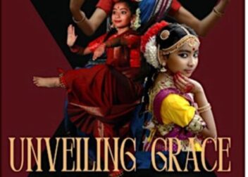 Poster for Unveiling Grace: A Solo Evening by Mohul featuring Indian classical dance (Kathak & Bharatanatyam), part of Edinburgh 900, held on 13 September at North Edinburgh Arts.