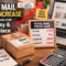 Feature image showing parcels, shipping supplies, Royal Mail pricing, and an online marketplace dashboard representing the impact of postage increases on eBay, Etsy, and marketplace sellers in the UK.